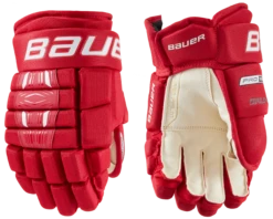 Bauer Pro Series Junior Hockey Gloves -Hockey Sale Shop 1058651 RED