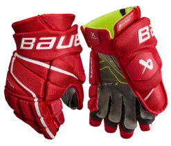Bauer Vapor 3X Pro Junior Hockey Gloves -Hockey Sale Shop 3XPRO JR PALM RED1