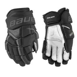 Bauer Supreme Ultrasonic Senior Hockey Gloves -Hockey Sale Shop 629088 BLK 01