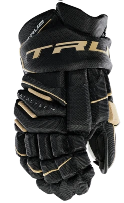 True Hockey True Catalyst 7X Senior Hockey Gloves -Hockey Sale Shop CT7xGlove Black Gold