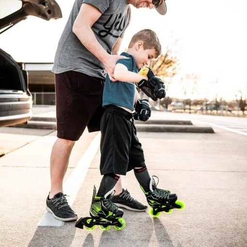 Bauer Mission Lil' Ripper Adjustable Youth Roller Skates - Image 5