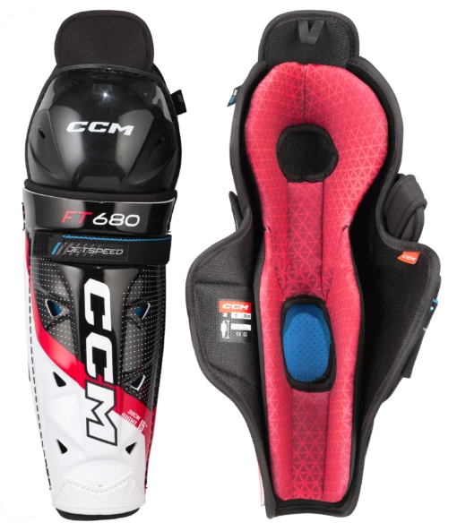 CCM JetSpeed FT680 Junior Shin Guards