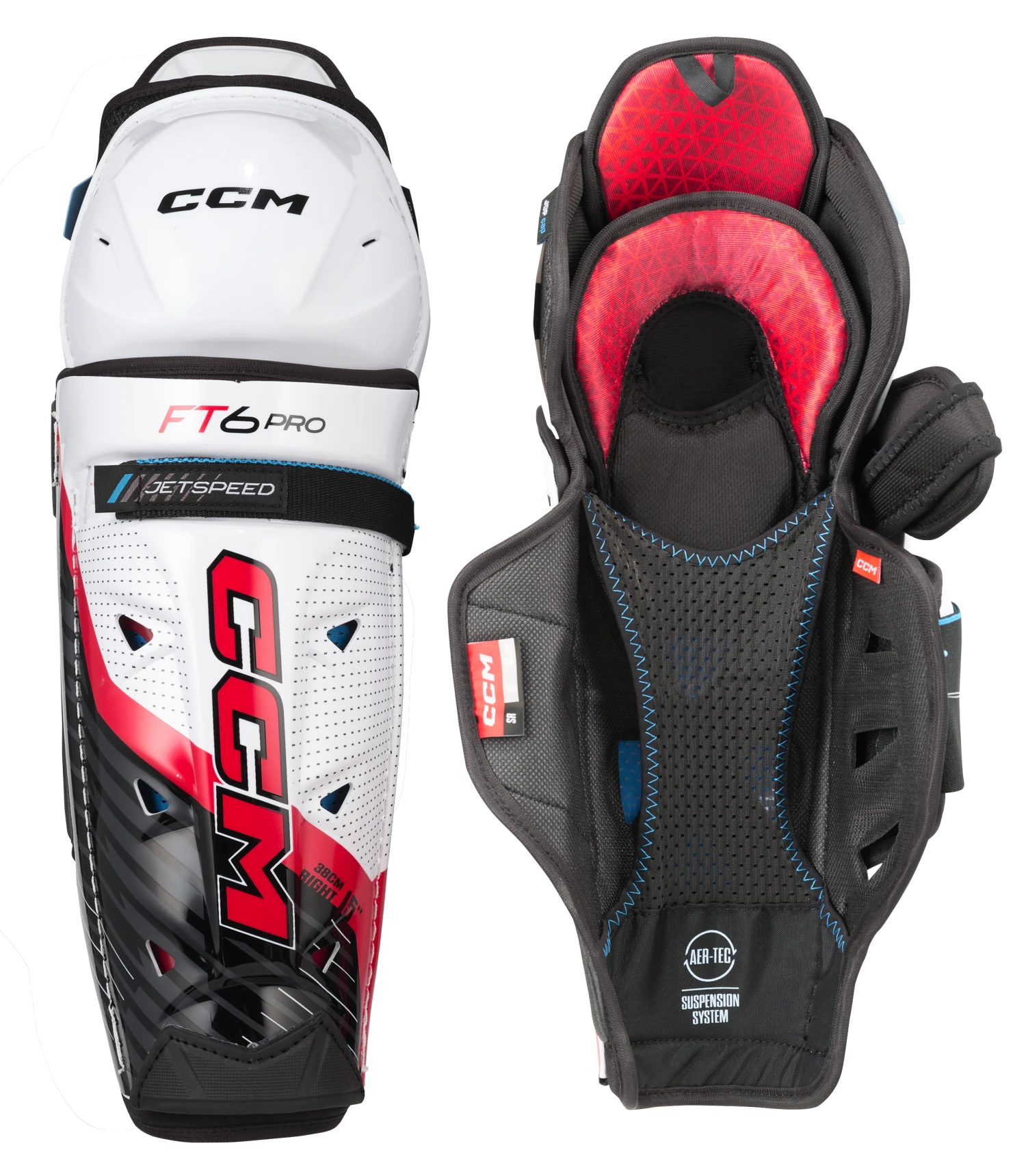 CCM JetSpeed FT6 Pro Senior Shin Guards 3 CCM JetSpeed FT6 Pro Senior Shin Guards