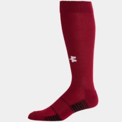 Under Armour Team Over-The-Calf Senior Socks -Hockey Sale Shop under armour team over the calf cardinal socks 1